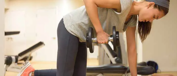 dumbbell rows