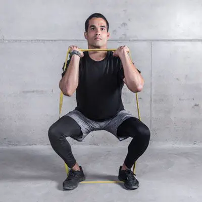 Resistance Band Leg Workout Sub 1 min