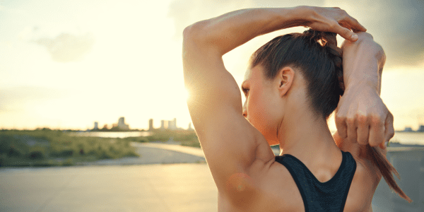overhead stretches