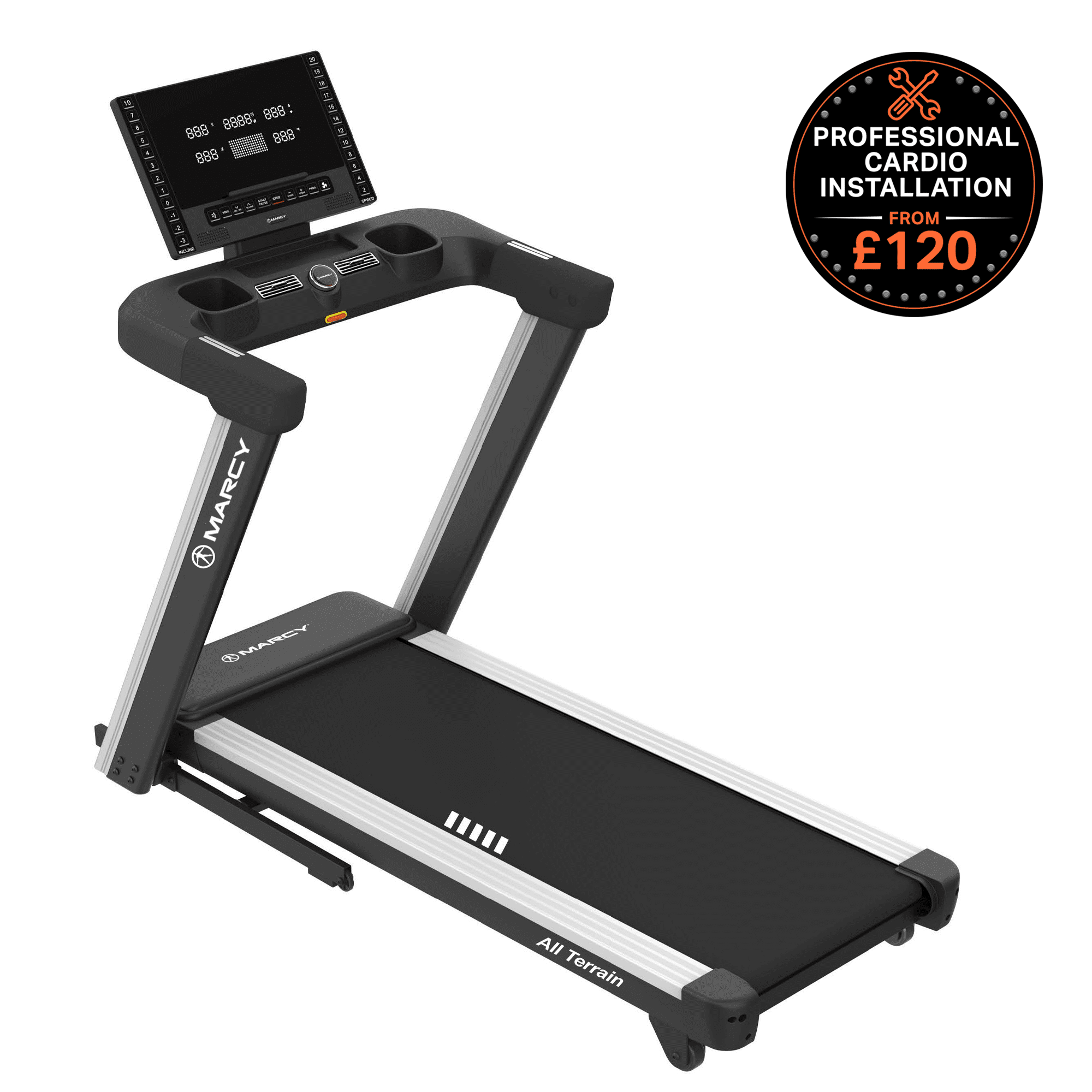 Marcy All Terrain Power Fold Treadmill