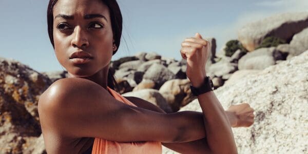 straight arm stretch