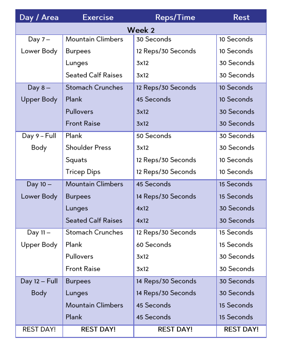 12 Days of Christmas Workout Part 2