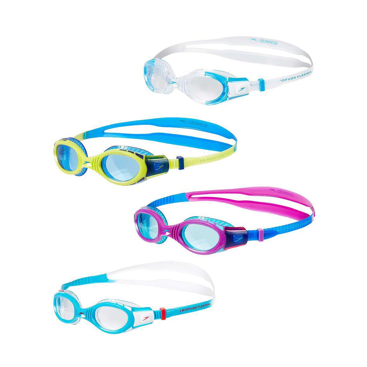 Photos - Swim Goggles Speedo Futura Flexiseal Biofuse Junior Goggles - Multiple Colours Availabl 