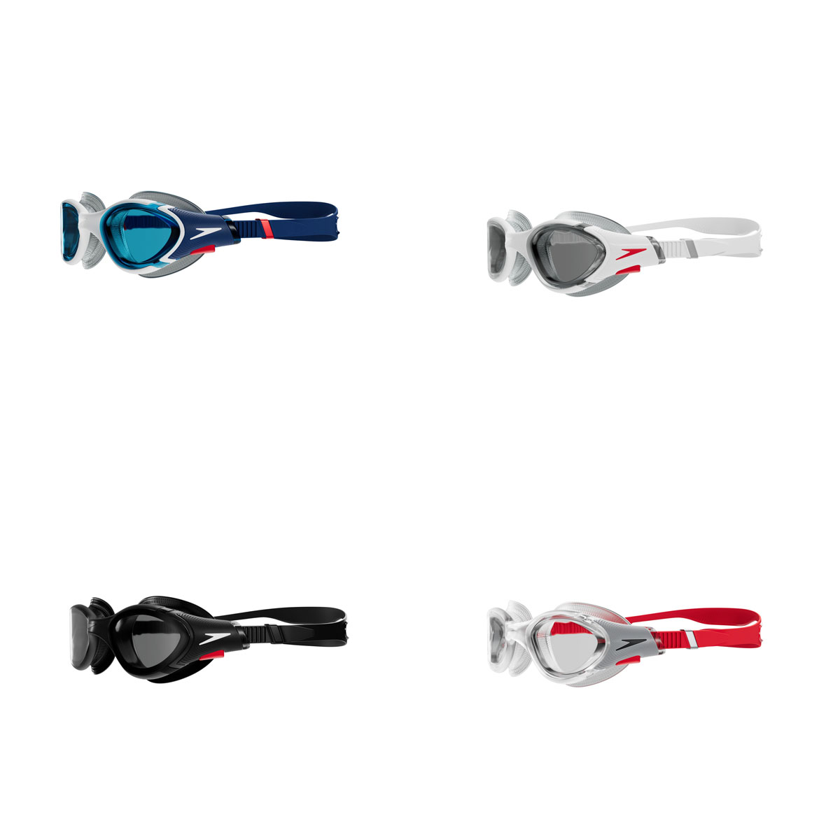 Photos - Swim Goggles Speedo Biofuse 2.0 Goggles - Multiple Colours Available (Colour: White/Smo 