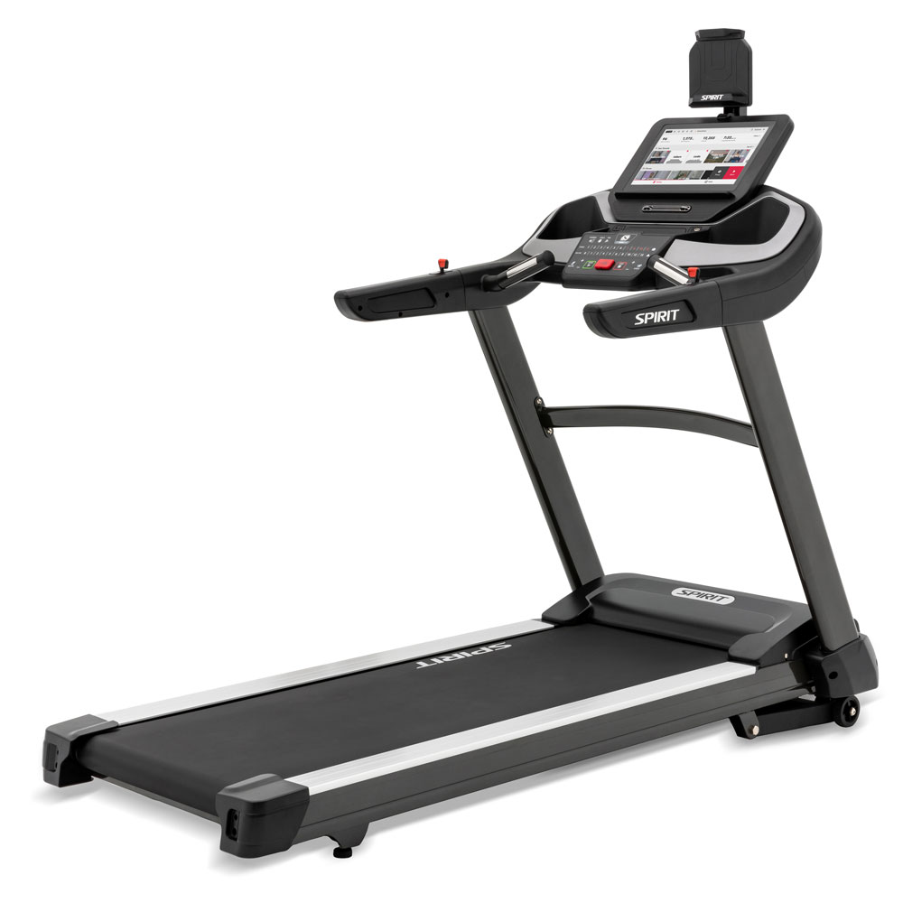 Spirit Fitness XT685ENT Treadmill main image from the side
