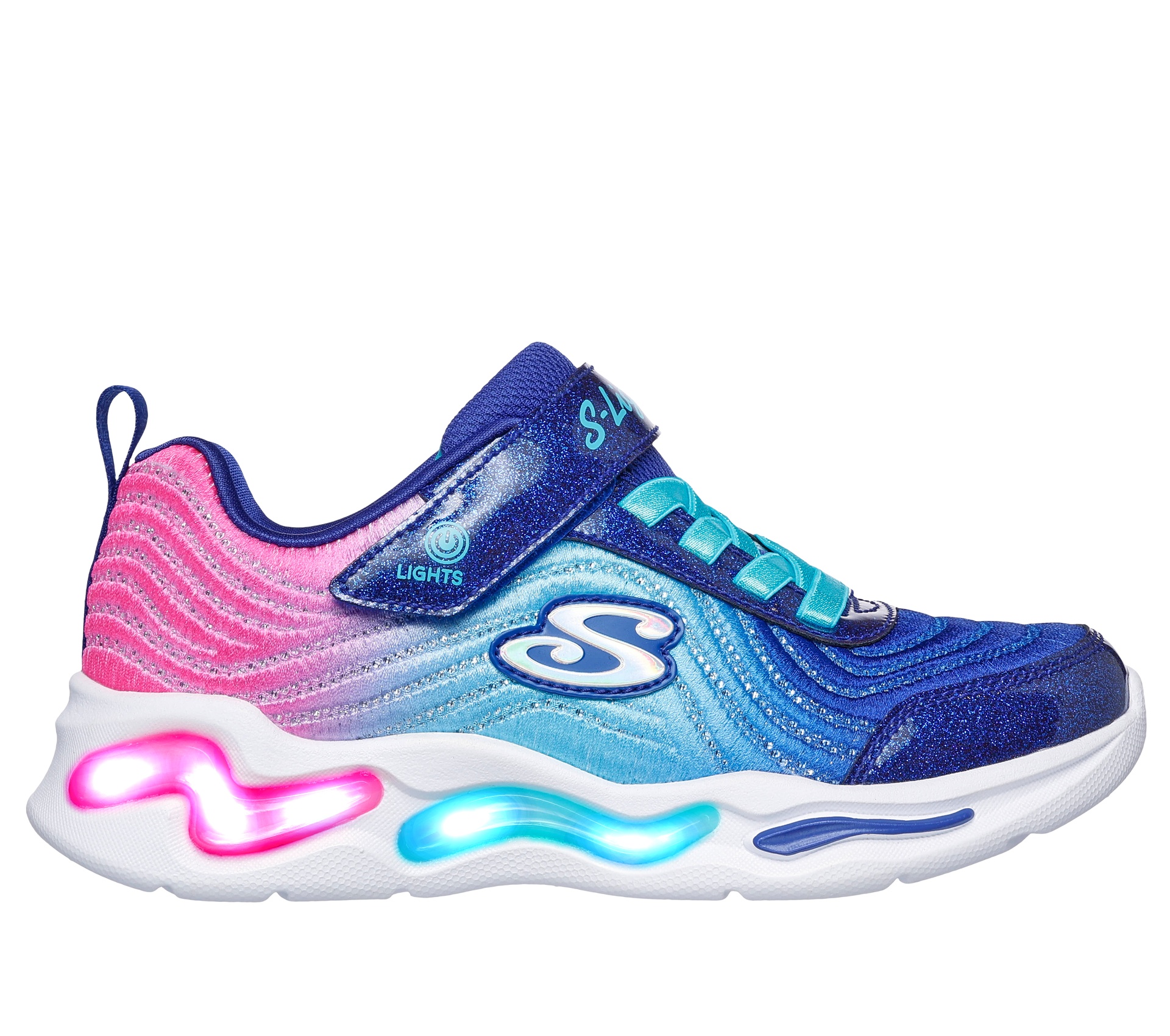 SHE'll SLEEP Years、Days、See The Light Skechers Wavy Beams Light Up Kids Shoe | Exercise